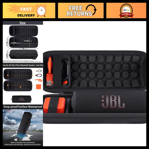 Waterproof hard case for jbl - waterproof,